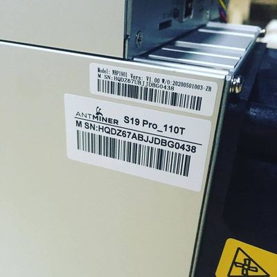Pro 110T BTC mémoire vidéo de la machine d'abattage de Bitmain Antminer S19 1024MB