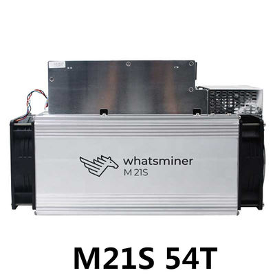 Mineur utilisé de Microbt d'occasion d'Asic Whatsminer M21S cinquante-quatrième 3240W SHA256