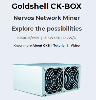 Machine d'abattage du mineur CKB de boîte des CK de mineur de Goldshell 215W à faible bruit